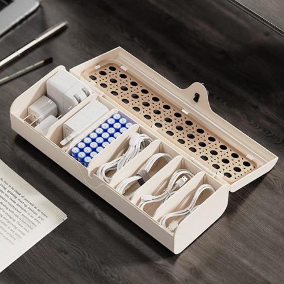 Cable Storage Box with Lid