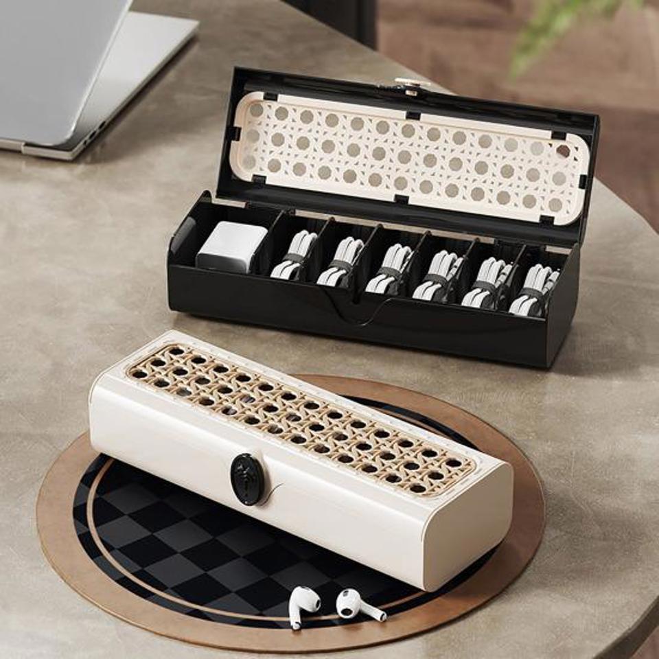 Cable Storage Box with Lid