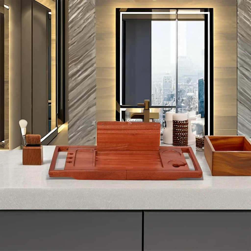 Bamboo Bathtub Tray