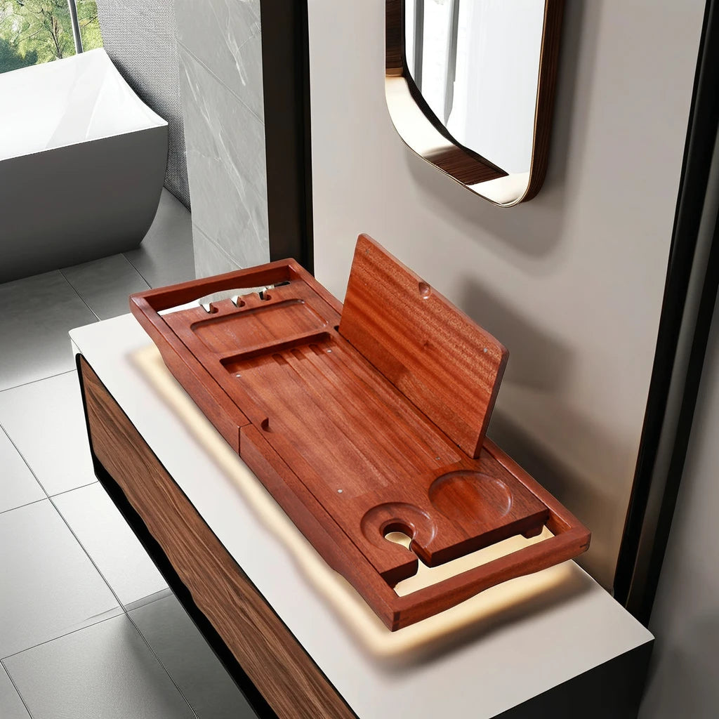 Bamboo Bathtub Tray