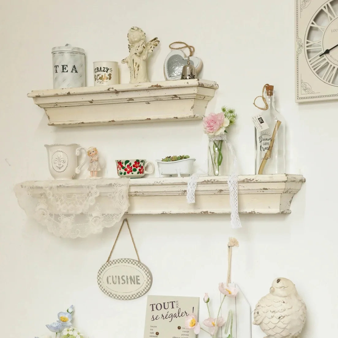 Vintage Wall Shelf Set